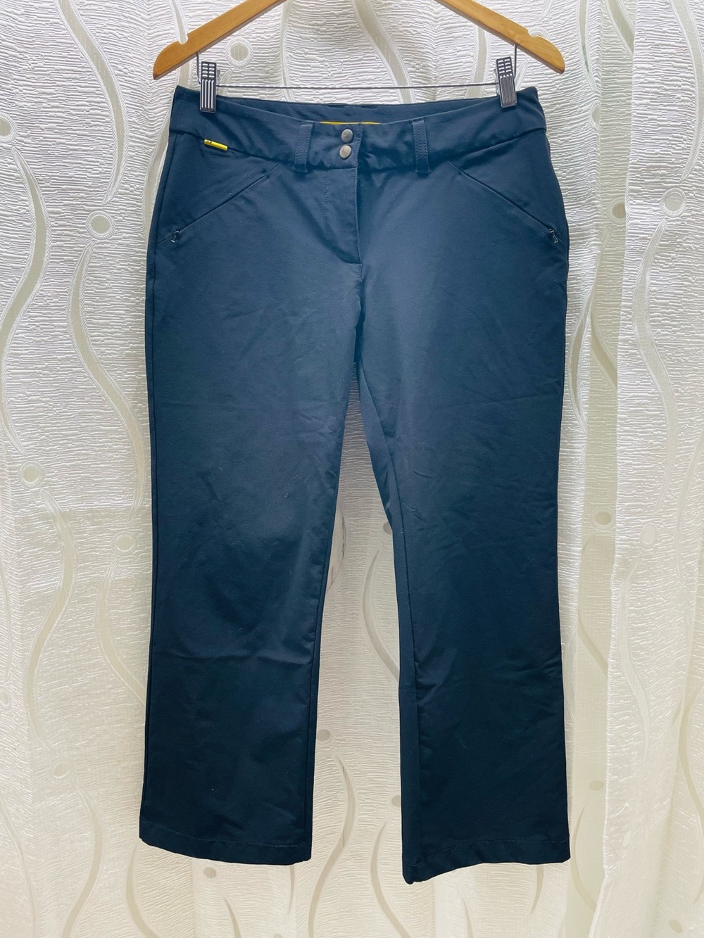 Lole Performance Trousers Womens Size 8 Black Excellent Wicking UPF 50+ Straight